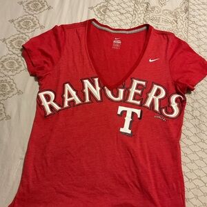 Nike Red Rangers V-Neck T-Shirt